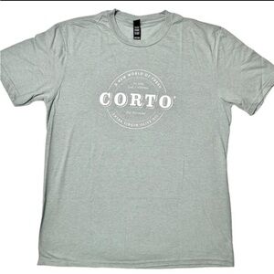 NWOT District Corto Extra Virgin Olive Oil T-Shirt Sage Green Unisex